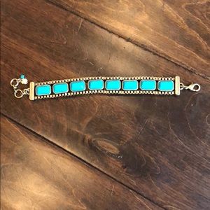 Lucky Bracelet Turquoise and Gold!